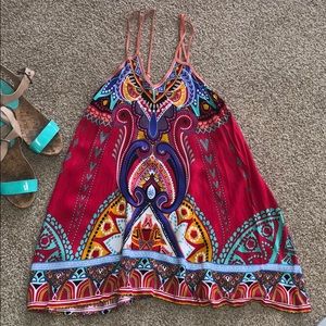 Flying Tomato Mini rayon dress